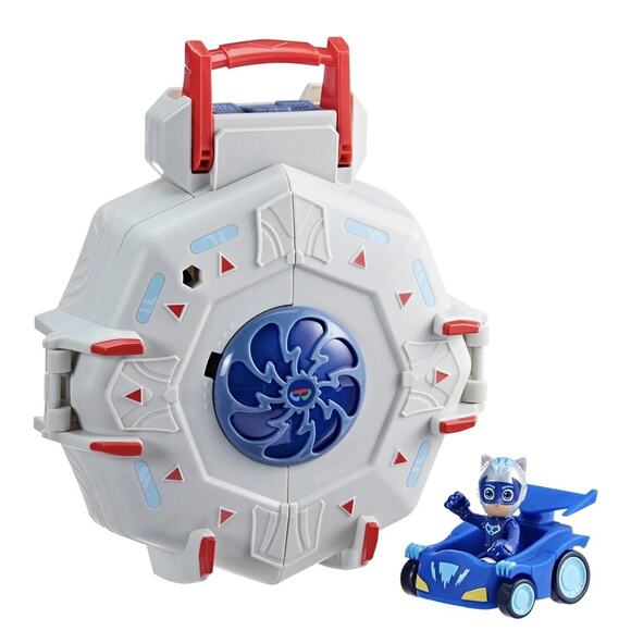 PJ Masks Power Heroes PJ Power Q Playset Headquarters Set with Car and Figure - Picture 6 of 7
